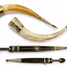 לוט של 4 חפצי נוי גאורגים טקסיים