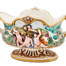 סנטר פיס איטלקי מתוצרת קפודימונטה עשוי חרס בסגנון הנאו נרנסנס