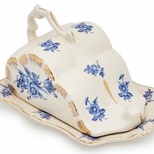 קערת גבינה וינטג’ בסגנון אנגלי מסורתי תוצרת Staffordshire Ware