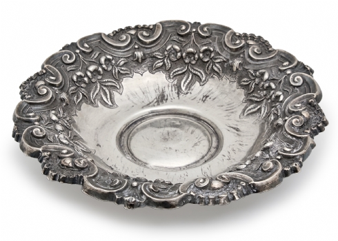 כלי כסף פורטוגלי ישן, עשוי כסף '833', חתום, משקל: 250 גרם