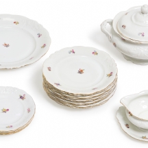 חלקי סט פורצלן פולני Wawel, חתום