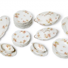 חלקי סט פורצלן תוצרת לימוג' – Haviland Limoges, צרפת
