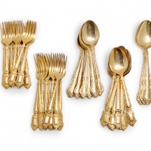 סט סכו״ם בצבע זהב (Lifetime Cutlery) יפן