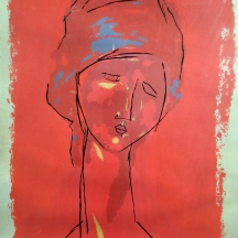 הדפס על פי הרישום "ראש אישה" (Tête de femme)