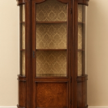 ארון ויטרינה עשוי עץ וזכוכית