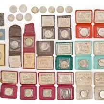 35 מטבעות כסף של החברה הממשלתית למדליות ולמטבעות