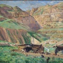 ויליאם א. סטיוארט (William A. Stewart, ‎1882-1953) 'מנזר דיר אל-קרנטל ליד יריחו'