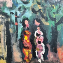 יעקב וכסלר (Jacob Wexler) - ציור שמן על בד חתום