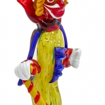 פסל זכוכית מורנו (Murano) בדמות ליצן