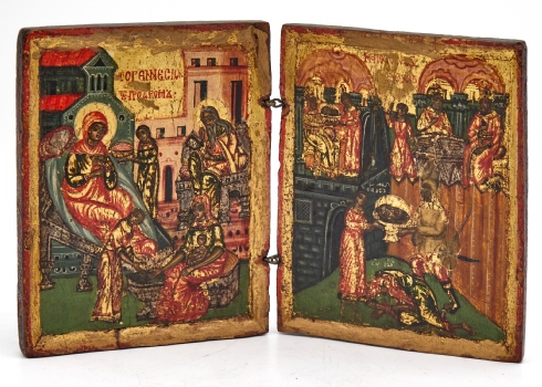 איקונה נוצרית רוסית עתיקה ונדירה מהמאה ה-15