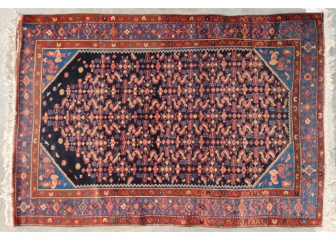 שטיח שטיח פרסי המדאן מסורתי בעבודת-יד