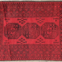 שטיח אפגני מסורתי בעבודת-יד עם מוטיב גולט קלאסי