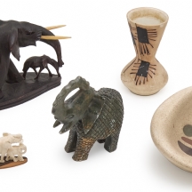 5 חפצי נוי אפריקאים שונים