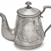 קנקן כסף רוסי עתיק לתמצית תה, מתקופת סגנון האר נובו