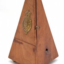 מטרונום ויקטוריאני מכני מעץ - תוצרת אנגליה