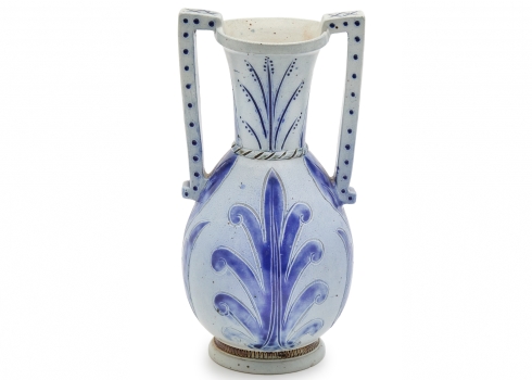 אגרטל קרמיקה אנגלי עתיק מתוצרת 'רויאל דולטון' Royal Doulton