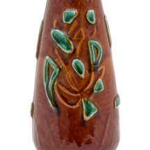 כד קרמיקה גדול כפי הנראה גרמני, מעוטר בצביעת יד, לא חתום