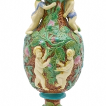 אגרטל מג'וליקה אנגלי עתיק, מתוצרת 'William Brownfield & Sons'