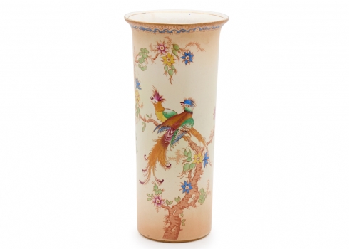 אגרטל פורצלן אנגלי עתיק מהמאה ה-19 (ויקטוריאני)