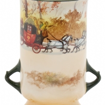 כד פורצלן אנגלי, מתוצרת רויאל דולטון 'Royal Doulton', מעוטר וחתום