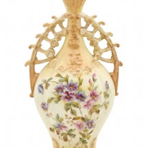 אגרטל פורצלן אוסטרי עתיק, מסוף המאה ה-19 (1880-1910 בקירוב)