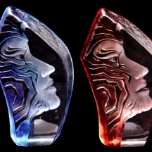 זוג משקולות נייר מזכוכית מסדרת Mystiqua, בעיצוב Mats Jonasson, שבדיה