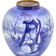 כד פורצלן אנגלי איכותי מתוצרת רויאל דולטון (Royal Doulton) מסדרת הילדים הכחולים