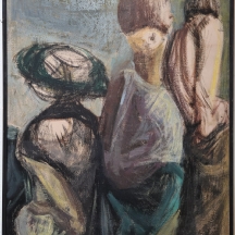 'שלוש נשים' - שמן על לוח