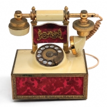 טלפון חוגה דקורטיבי בסגנון Princess, שנות ה־70