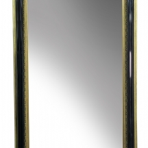 מראת קיר בסיגנון עתיק (מלבנית) מסגרת עץ