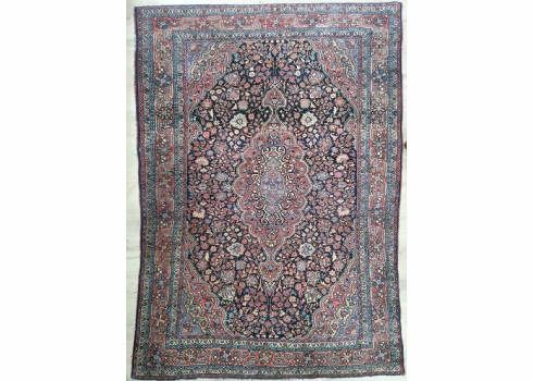 שטיח קשאן פרסי עשוי צמר בעבודת יד