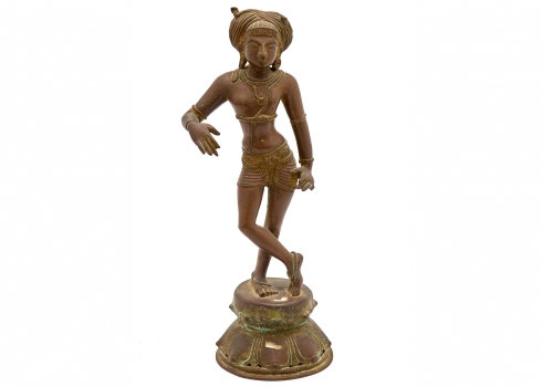 פסל ברונזה בדמות שיווה 'Shiva' בהשראת סגנון צ’ולה 'Chola Period'