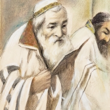 מרק זיגבנד (Mark Siegband) - 'יהודים מתפללים', חתום