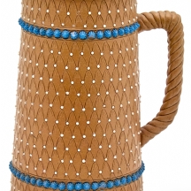 קנקן מתוצרת רויאל דולטון 'Doulton Lambeth' מסדרת הסיליקון 'Silicon Ware', חתום