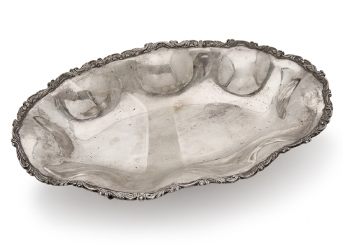 כלי כסף מקסיקני כבד, עשוי כסף 'סטרלינג' (חתום 925), משקל: 985 גרם