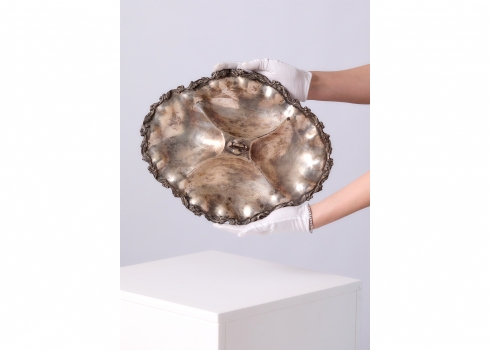 כלי כסף מקסיקני כבד, עשוי כסף 'סטרלינג' (חתום 925), משקל: 984 גרם