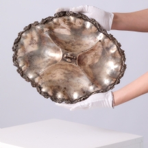 כלי כסף מקסיקני כבד, עשוי כסף 'סטרלינג' (חתום 925), משקל: 984 גרם