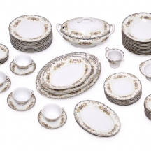 חלקי סט יפני מתקופת הכיבוש האמריקאי חתום 'Made in Occupied Japan'