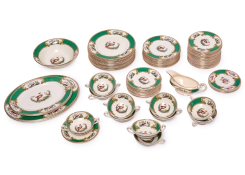 חלקי סט חרס אנגלי מתוצרת 'מיוט' 'Myott' שבסטפורדשייר