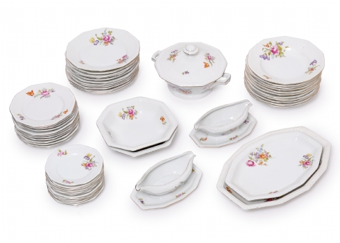 חלקי סט פורצלן גרמני מתוצרת: 'Waldeshof' מבוואריה