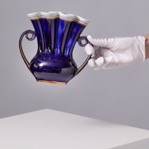 אגרטל פורצלן דגם מניפה 'Веерная' תוצרת 'לומונוסוב' 'LFZ'