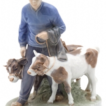 פסל פורצלן דני ישן ואיכותי מתוצרת 'רויאל קופנהגן' 'Royal Copenhagen'