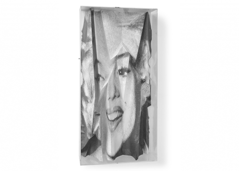 Robert Kingdom – Marilyn Monroe, הדפס על נייר מקופל בתיבת פרספקס, 2005