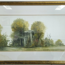 יעקב נובוגרודר (Jacob Nowogroder) - טכניקה מעורבת על בד, חתום