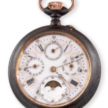 שעון כיס שוויצרי מסוג 'Triple Calendar Moonphase Goliath Pocket Watch'