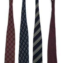 ארבע עניבות משי תוצרת ג'ורג'יו ארמני 'Giorgio Armani'