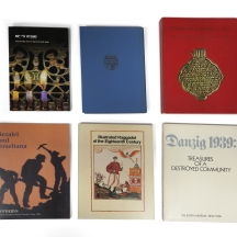 שישה ספרים בנושאי יודאיקה ואמנות יהודית