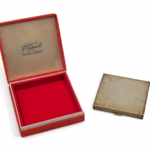 פודרייה איטלקית יוקרתית עשויה כסף וזהב 'Gioielleria P. Tognoli milano'