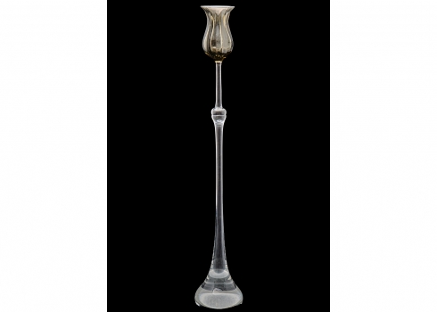 פמוט זכוכית מעוצב מבית Rosenthal, דגם “Tulip”