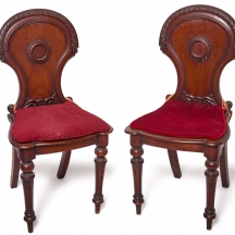 זוג כיסאות אולם (Hall Chairs) מתקופת הריג'נסי